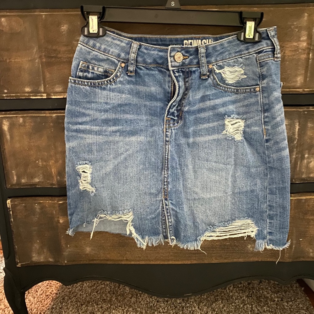 Mini Denim Skirt